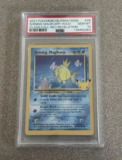 2021 Pokemon SWSH Celebrations Shining Magikarp Classic Collection #66/64 PSA 10 - Image 1