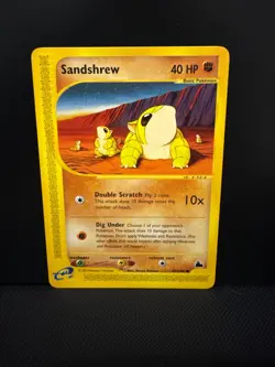 Sandshrew 92/144 - Skyridge Set Common Pokemon Card NM - Image 1