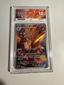 Pokemon TCG Blaziken Card 101/098 Glory of Team Rocket Ace Grading Gem Mint 10 - Image 1