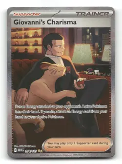 Giovanni's Charisma 204/165 - 151 - Pokemon Card NM/M - Image 1