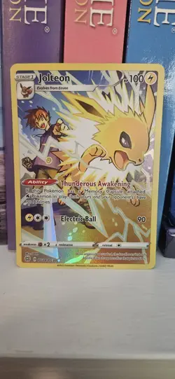 2022 Pokemon SWSH Brilliant Stars Jolteon Trainer Gallery Holo #TG04/TG30 - Image 1
