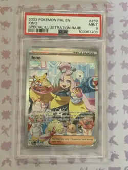 2023 POKEMON PAL EN-PALDEA EVOLVED SPECIAL ILLUSTRATION RARE #269 IONO PSA 9 - Image 3