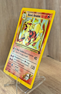 Pokemon-Blaine's Arcanine [1999-2000 WoTC] #1/132 Holo Rare(NM-MT)-Gym Challenge - Image 3