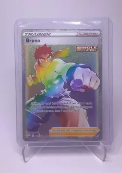 Bruno Full Art 172/163 Rainbow Rare Battle Styles Pokemon - Image 1