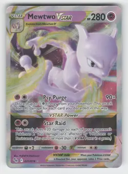 Mewtwo VSTAR 031/078 NM Holo PGO Pokemon GO TPO01 - Image 1