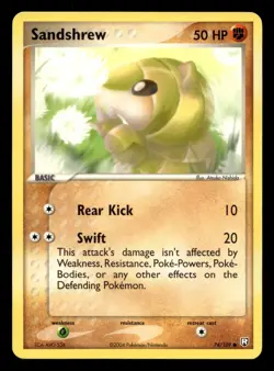 Sandshrew 74/109 Common Team Rocket Returns Pokemon LP - Image 1