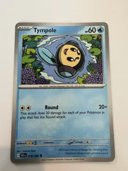Pokemon TCG Scarlet & Violet Black Bolt Tympole 019/086 - Image 1
