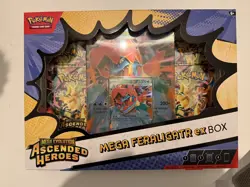 Pokemon TCG - Ascended Heroes - Mega Feraligatr ex Box - Brand New Sealed - Image 1