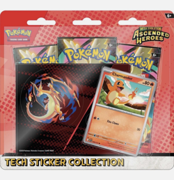 Pokemon TCG Mega Evolution Ascended Heroes Tech Sticker Collection (Charmander) - Image 1