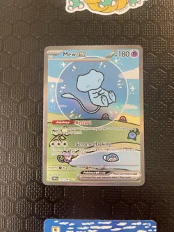 Pokemon TCG Mew EX 232/091 Sv: Paldean Fates Bubble Mew - Image 1