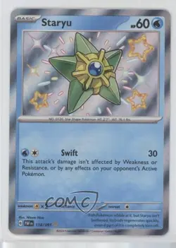 Shiny Rare - Staryu Pokemon Scarlet & Violet Paldean Fates PAF #118 - Image 1