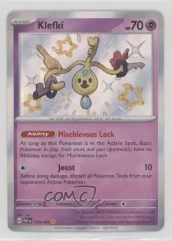 Shiny Rare - Klefki Pokemon Scarlet & Violet Paldean Fates PAF #159 - Image 1
