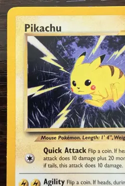 Pikachu 70/111 Neo Genesis Common Basic HP50 Regular Pokemon TCG Card English - Image 2