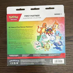 Pokemon First Partner Illustration Collection Series 1 Box Lot Charmander Rowlet - Image 3