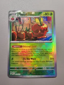 Pokemon TCG Prismatic Evolutions Dipplin Pokeball Reverse Holo Card 010/131 - Image 1