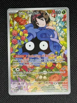 Erika's Tangela 218/217 Ascended Heroes Illustration Rare Pokemon TCG NM - Image 1