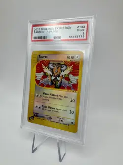 Pokemon 2002 PSA 9 Tauros Expedition Revers Holo #133/165 🔥 LOW POP = 33 - Image 2