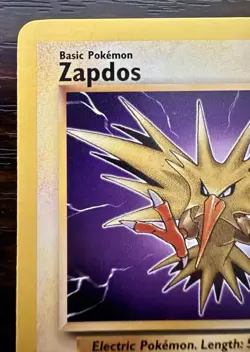 Zapdos 30/62 Fossil Basic HP90 Pokemon TCG Card English - Image 2