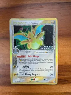 Pokemon cards featuring Dragonite 3/113 Delta Species Reverse Holo - Image 1