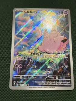 Lillie's Clefairy ex Special Illustration Rare Holo Sv09 184/159 Pokemon - Image 2