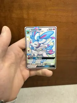 Pokemon Sylveon GX Full Art Ultra Rare Holo TCG Card SV76/SV94 Possible PSA 10 - Image 1