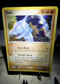 Pokemon TCG Onix Card 69/109 EX Team Rocket Returns Reverse Holo LP - Image 5