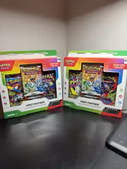 Pokemon TCG: First Partner Illustration Collection Series 1 Sealed Box 2X - Image 1