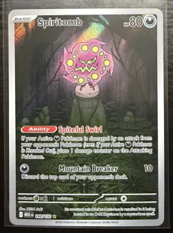 Spiritomb #148/132 Pokemon Mega Evolution Illustration Rare TCG - Image 1