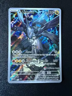 POKEMON TCG - MEGA EVOLUTION PROMOS - N'S ZEKROM 031 POKEMON CENTER STAMP - Image 1