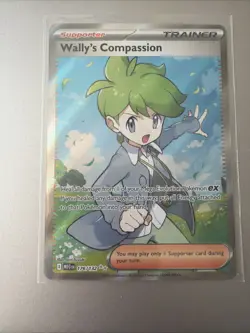 Pokemon TCG Wally's Compassion Mega Evolutions Card 176/132 NM Condition - Image 1