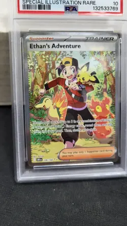 2025 ETHAN'S ADVENTURE TRAINER SIR DESTINED RIVALS POKEMON PSA 10 GEM MINT #236 - Image 4