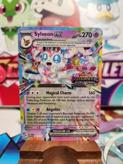 Sylveon ex 041/131 Prismatic Evolutions Stamp - Pokemon TCG - SHIPS FAST - Image 1