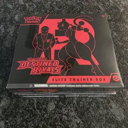 Destined Rivals Elite Trainer Box 100% Sealed Pokemon TCG Scarlet & Violet - Image 1