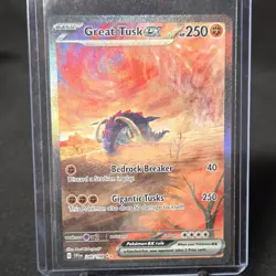 The Pokemon Company Great Tusk EX Special Illustration Rare 246/198 SV01 Holo - Image 1