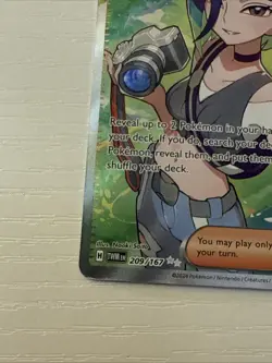 Pokemon TCG SV06: Twilight Masquerade #209/167 Perrin Holo NM - Image 2