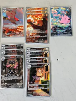 Pokemon Perfect Order Illustration Rare Lot 22 Cards Clefairy Rowlet Talonflame - Image 2