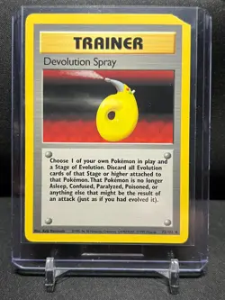 Devolution Spray 72/102 Rare Pokemon 1999 Unlimited Base Set DMG - Image 1