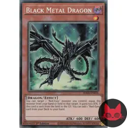 Yugioh Black Metal Dragon RA04-EN016 Collector's Rare 1st Edition NM - Image 1