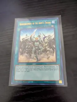 YuGiOh Reinforcement of the Army's Troops MP22-EN051 Ultra Rare 1st Edition NM - Image 1