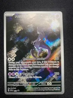 Mewtwo 052 Scarlet & Violet Pokemon 151 UPC Black Star Promo Alt Art Holo NM - Image 1