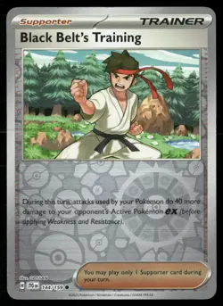 Black Belt's Training Journey Together 144 Reverse Holo Near Mint - Image 1