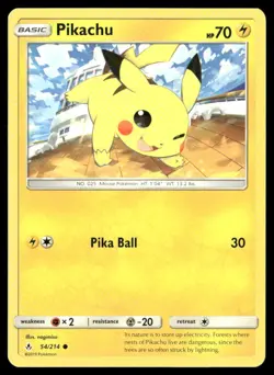 Pikachu Unbroken Bonds 54 Common Pokemon Near Mint - Image 1
