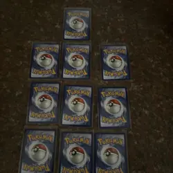 2025 Pokemon PRISMATIC EVOLUTIONS STAMPED SNORLAX EX HOLO 76/131 LOT OF 10 NM - Image 2
