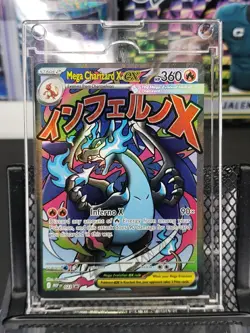 Pokemon Phantasmal Flames UPC MEGA CHARIZARD X EX #23 PROMO - Image 1