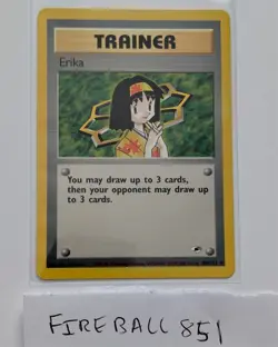 Pokemon Gym Heroes Erika Non Holo Rare 100/132 NM - Image 1