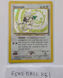 Smeargle - 11/75 Neo Discovery Unlimited Holo Rare Pokemon - NM - Image 1
