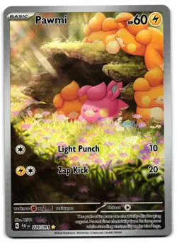 Pawmi 226/091 - 🌊 Paldean Fates Illustration Rare Pokemon TCG 🖤 - LP - Image 1