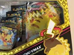Pokemon Crown Zenith Pikachu VMAX Premium Collection Box- 7 PACKS. Plus more. - Image 3