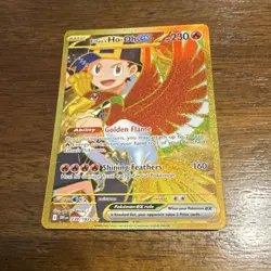 Pokemon Ethan's Ho-Oh ex Sv10 Destined Rivals Hyper Rare Holo 230HP 239/182 - Image 1