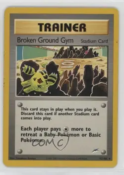 Broken Ground Gym Pokemon Neo Destiny #92 2002 - Image 1